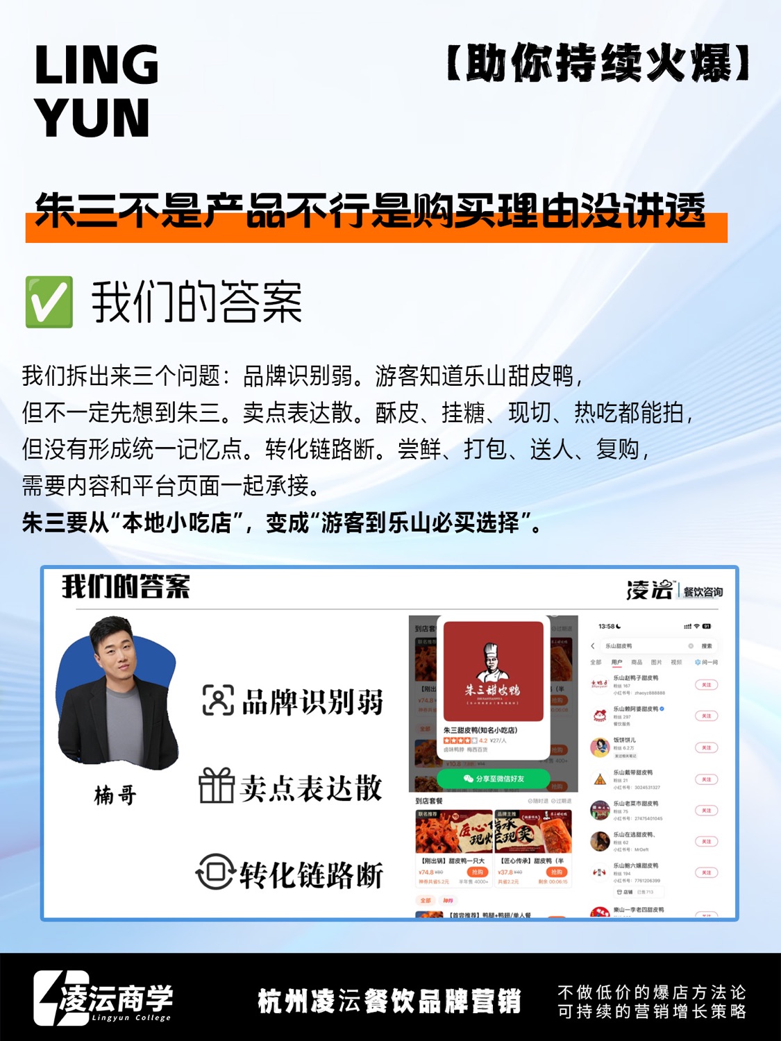 乐山 朱三甜皮鸭案例素材 6